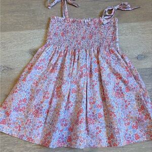 Olivier Floral Pink Kids Casual Dress 4-5t